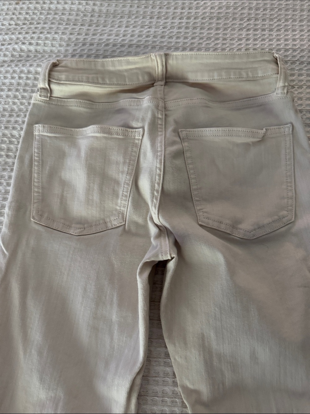 LC Lauren Conrad Women's Off-White Skinny Jeans